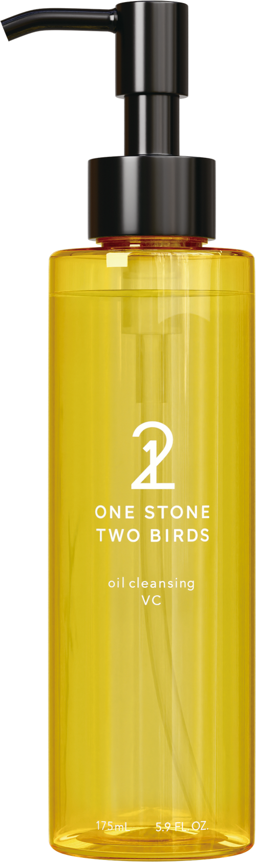 ONE STONE TWO BIRDS 角栓溶解クレンジングオイルVC ボトル